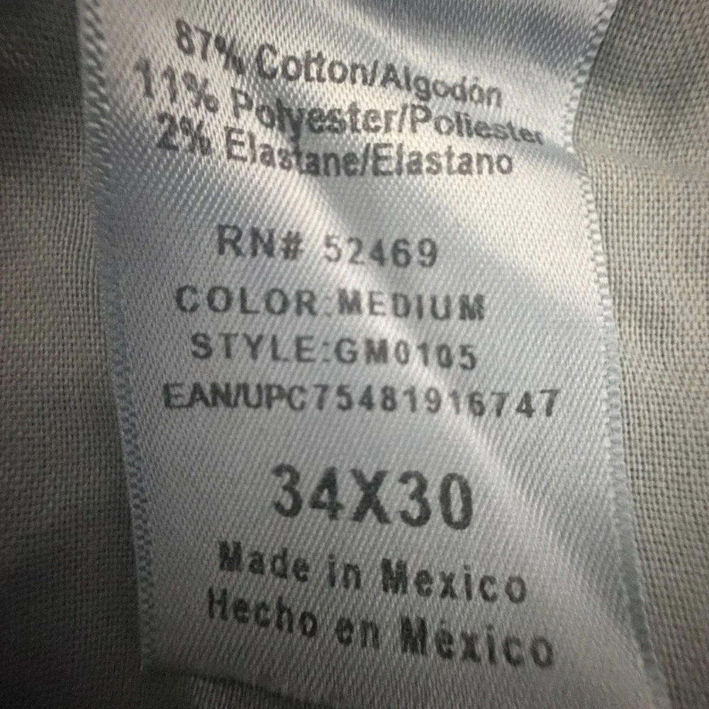 George Men's Blue Medium Wash Flex Athletic Fit Jean Size 34 X 30 New